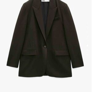 ZARA Women's KHAKI BLAZER🫒